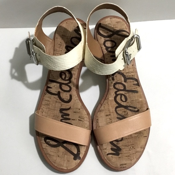 Sam Edelman Trina leather upper and cork insole sandals - Picture 5 of 12